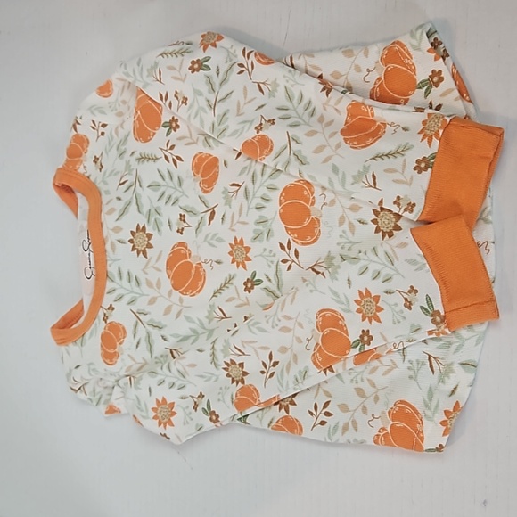 Jessica Simpson | NWOT Girls Fall Multi-Color Pumpkins Pajama Set Sz 4T - Picture 6 of 7